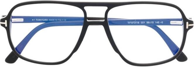 TOM FORD Eyewear FT5737B001 zonnebril Zwart