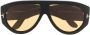 TOM FORD Eyewear Zonnebril met piloten montuur Zwart - Thumbnail 1
