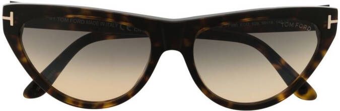 TOM FORD Eyewear cat-eye gradient sunglasses Bruin