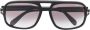 TOM FORD Eyewear Falconer zonnebril met piloten montuur Zwart - Thumbnail 1
