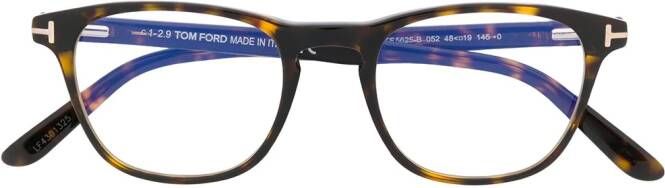 TOM FORD Eyewear FT5625B bril met vierkant montuur Bruin