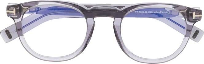 TOM FORD Eyewear FT5629B bril met vierkant montuur Grijs
