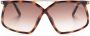 TOM FORD Eyewear Meryl bril met oversized montuur Bruin - Thumbnail 1