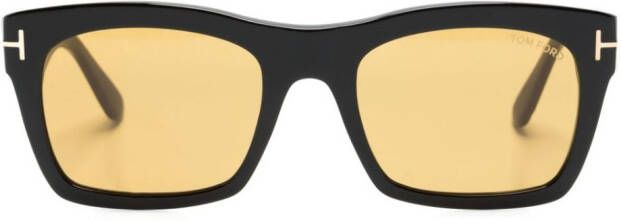 TOM FORD Eyewear Nico zonnebril met vierkant montuur Zwart
