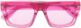 TOM FORD Eyewear Zonnebril met vierkant montuur Roze - Thumbnail 1