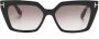 TOM FORD Eyewear Winona zonnebril met cat-eye montuur Zwart - Thumbnail 1