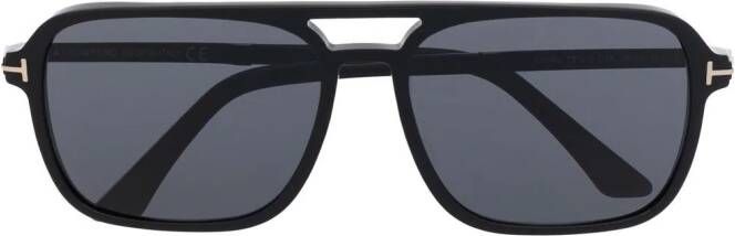 TOM FORD Eyewear Zonnebril met navigator montuur Zwart
