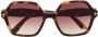 TOM FORD Eyewear Zonnebril met oversized montuur Bruin - Thumbnail 1