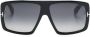 TOM FORD Eyewear Zonnebril met oversized montuur Zwart - Thumbnail 1