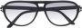 TOM FORD Eyewear Zonnebril met oversized montuur Zwart - Thumbnail 1