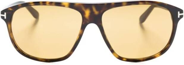 TOM FORD Eyewear Zonnebril met piloten montuur Bruin