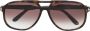 TOM FORD Eyewear Zonnebril met piloten montuur Bruin - Thumbnail 1