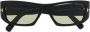TOM FORD Eyewear Zonnebril met rechthoekig montuur Zwart - Thumbnail 1