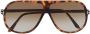 TOM FORD Eyewear Zonnebril met schildpadschild design Bruin - Thumbnail 1