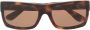TOM FORD Eyewear Zonnebril met schildpadschild design Bruin - Thumbnail 1