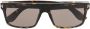 TOM FORD Eyewear Zonnebril met vierkant montuur Bruin - Thumbnail 1