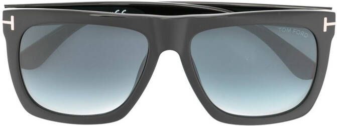 TOM FORD Eyewear zonnebril met vierkant montuur Zwart