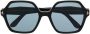 TOM FORD Eyewear Zonnebril met vierkant montuur Zwart - Thumbnail 1