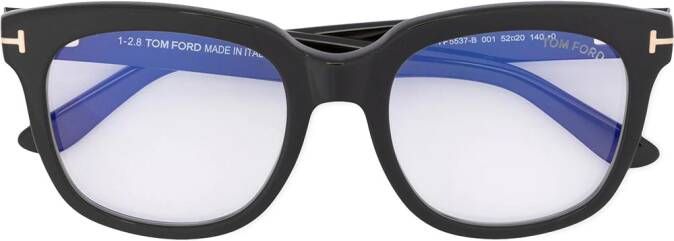 TOM FORD Eyewear Bril met vierkant montuur Zwart