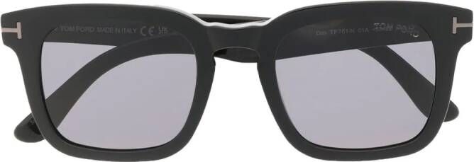 TOM FORD Eyewear Dax zonnebril met vierkant montuur Zwart