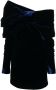 TOM FORD Fluwelen mini-jurk Blauw - Thumbnail 1