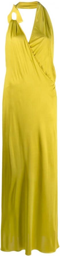 TOM FORD Gedrapeerde maxi-jurk Groen
