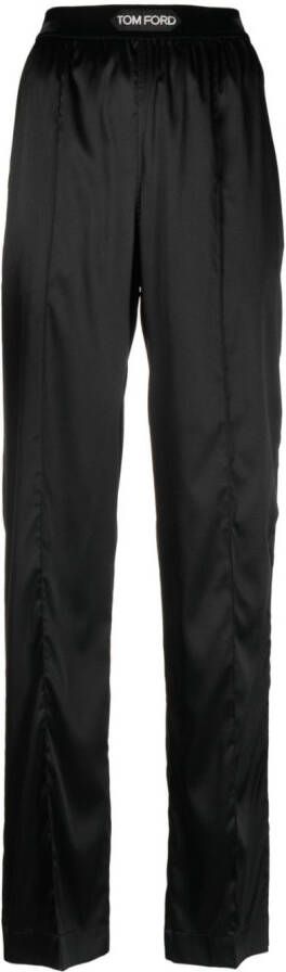 TOM FORD High waist broek Zwart