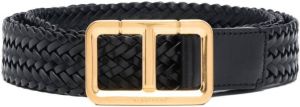 TOM FORD Leren riem Zwart
