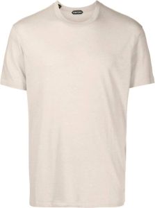 TOM FORD Jersey T-shirt Beige