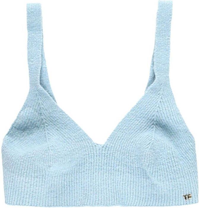 TOM FORD Kasjmier top Blauw