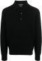 TOM FORD Gebreid poloshirt Zwart - Thumbnail 1