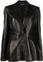 TOM FORD Blazer met enkele rij knopen Zwart - Thumbnail 1