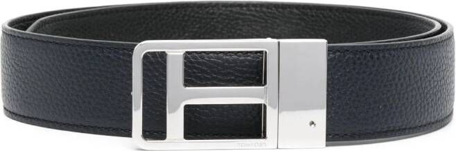 TOM FORD Riem met logogesp Blauw