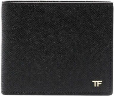 TOM FORD Portemonnee met logoplakkaat Zwart