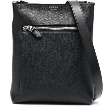 TOM FORD Messengertas met logoprint Zwart