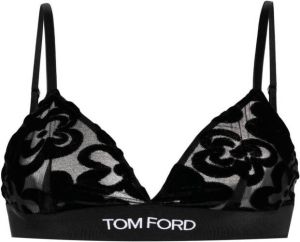 TOM FORD Triangel bikini Zwart