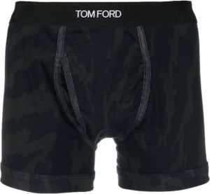 TOM FORD Boxershorts met logoband Blauw