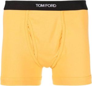TOM FORD Boxershorts met logoband Geel