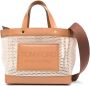 TOM FORD Shopper met mesh vlak Beige - Thumbnail 1