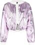 TOM FORD Cropped bomberjack Roze - Thumbnail 1