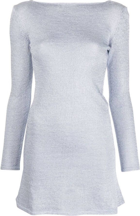 TOM FORD Mini-jurk met lage rug Blauw