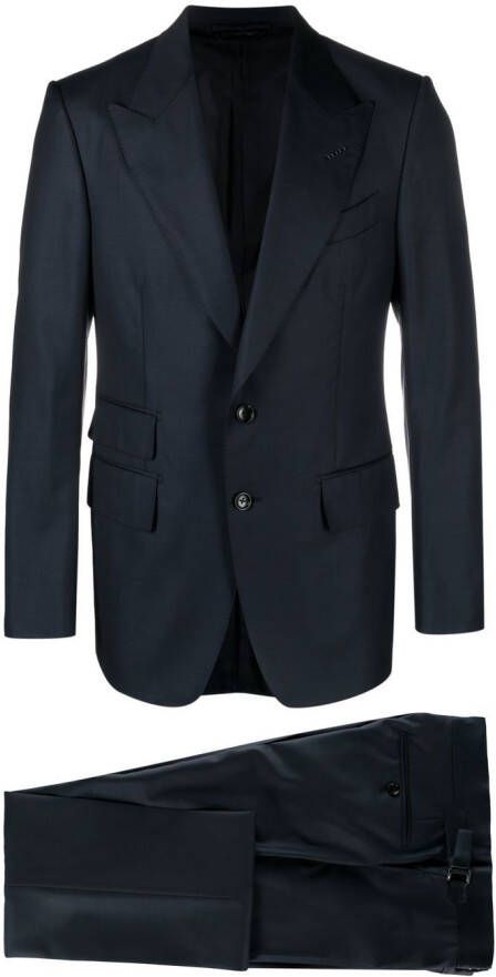 TOM FORD Pak met enkele rij knopen Blauw
