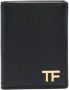 TOM FORD Pasjeshouder met logoplakkaat Zwart - Thumbnail 1