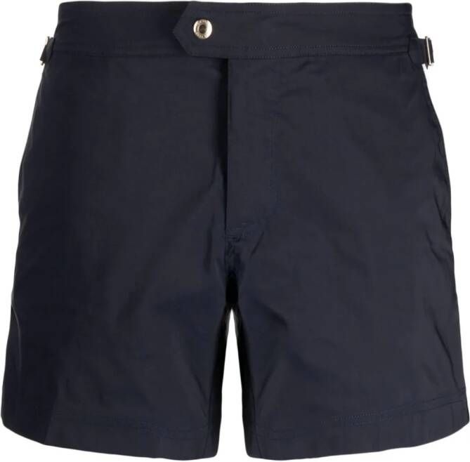 TOM FORD Shorts met afwerking Blauw