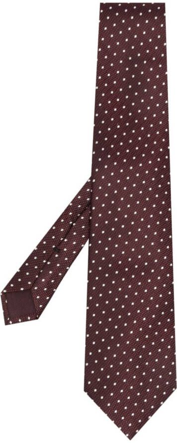 TOM FORD Stropdas met stippen Rood