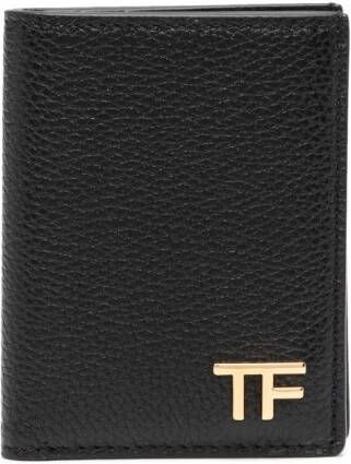 TOM FORD Portemonnee met logoplakkaat Zwart