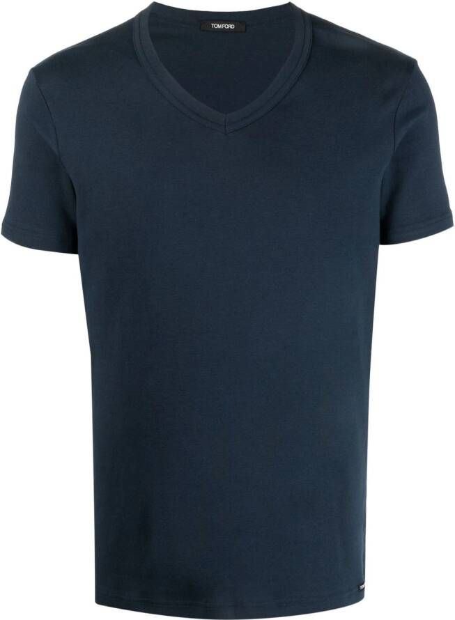 TOM FORD T-shirt Blauw