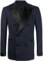 TOM FORD Blazer met dubbele rij knopen Blauw - Thumbnail 1