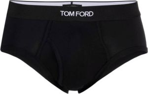 TOM FORD Slip met logo tailleband Zwart