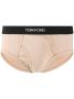 TOM FORD Slip met logoband Beige - Thumbnail 1